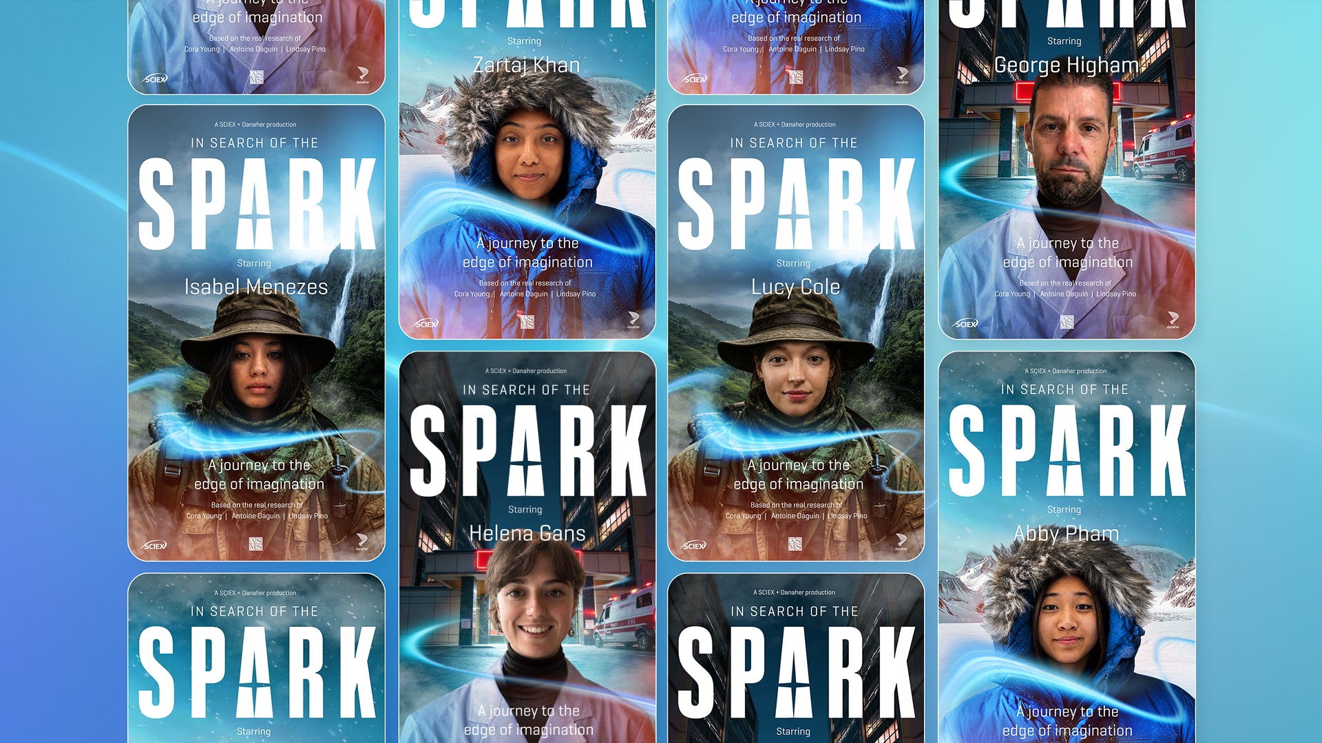 Personalised movie posters generated for each participant